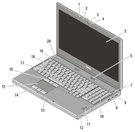 Схематическое изображение Dell Precision M6600 или же M4600